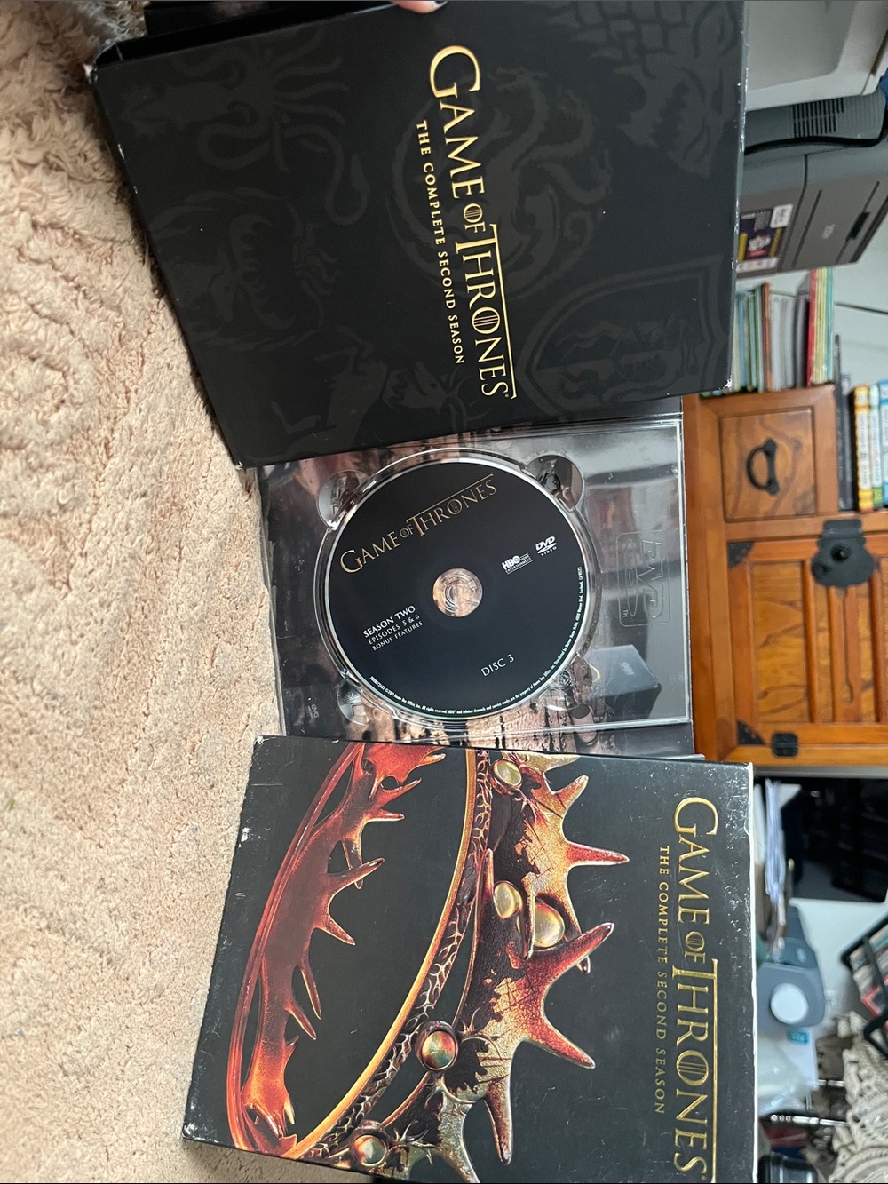 Game of Thrones: Complete Second Season DVD Set - Black